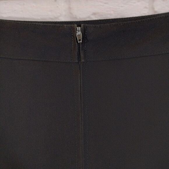 A Pimkie Vintage VTG Women's Black Button Business Office Knee Pencil Skirt M L - Picture 5 of 7